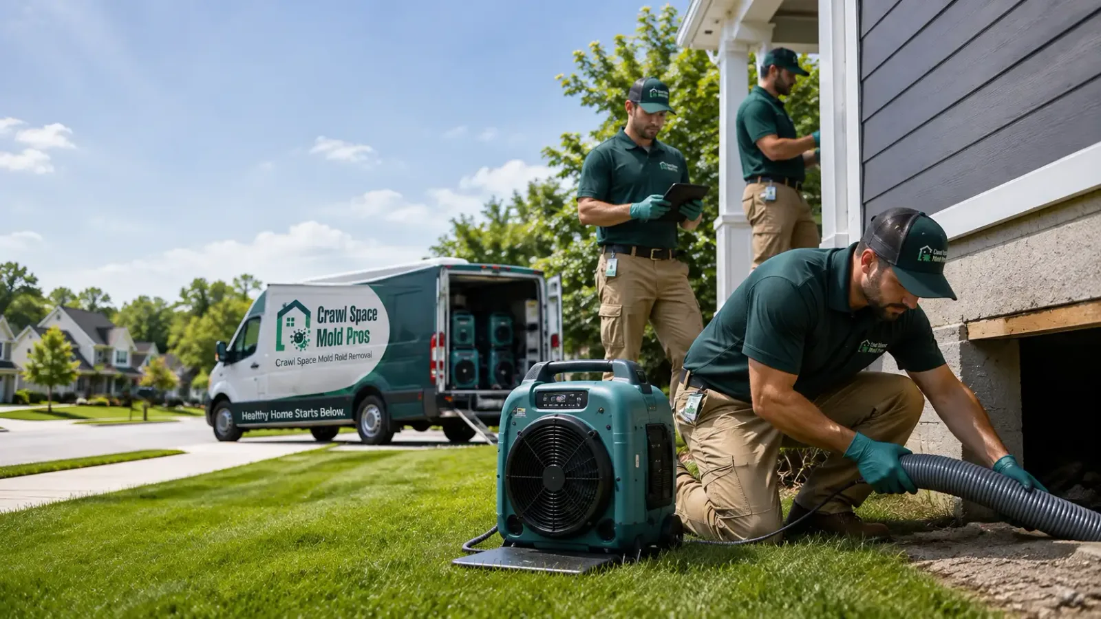 Crawl Space Mold Removal in Percival, IA